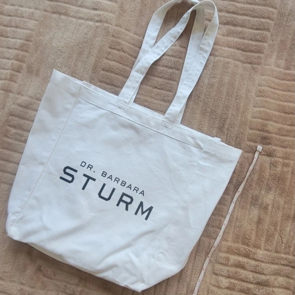 Dr. Sturm White Canvas Tote